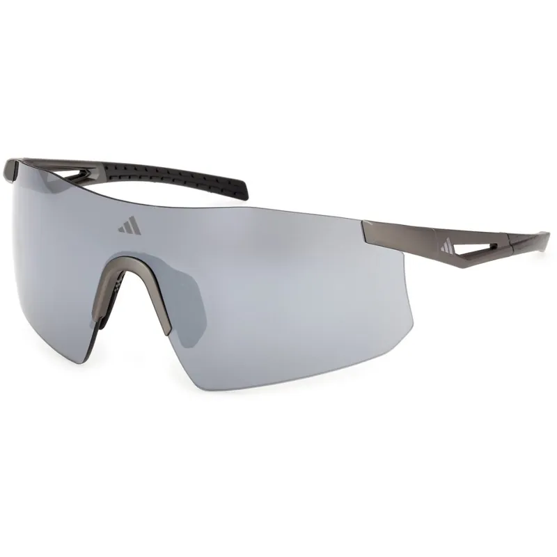 adidas Kaphiros SP0122 Brille - Matte Metalized Silver / Gun Mirror Echt