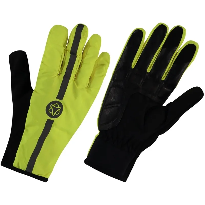 AGU Commuter Hi-Vis Tech Regen-Handschuhe - neon gelb Abverkauf