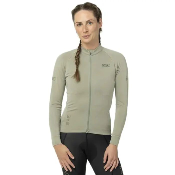 Neu Im Sortiment AGU SIX6 Classic Langarm-Trikot Damen - grass roots green