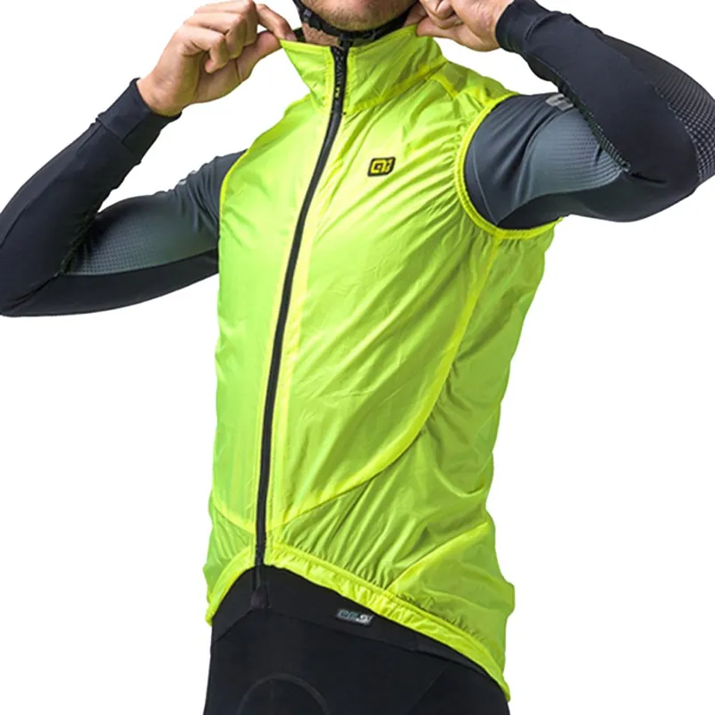 Angebot Alé Light Pack Weste Herren - fluo yellow