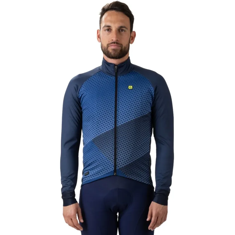 Markenware Alé PR-E Web Wasserabweisende Jacke Herren - blau