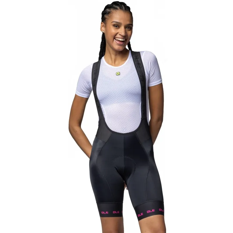 Alé PR-E Strada 2.0 Trägershorts Damen - fuchsia L25064720 Direktkauf