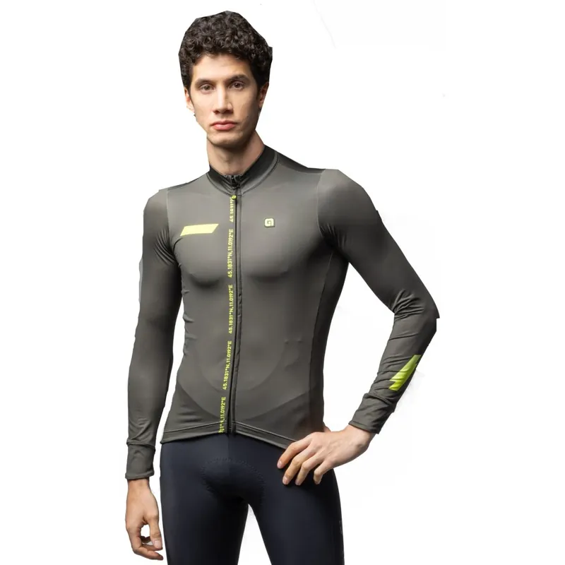 Super-Preis Alé PR-E Follow Me Langarm-Trikot Herren - army green