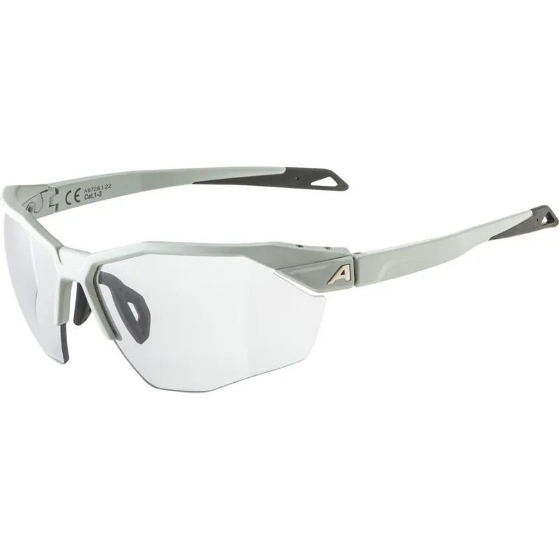 Preisreduziert Alpina Twist Six S HR V Brille - smoke-grey matt / Varioflex black