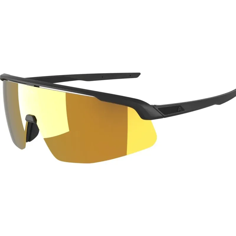 Nur Heute Alpina Turbo Pro S Q Brille - black matt/gold mirror