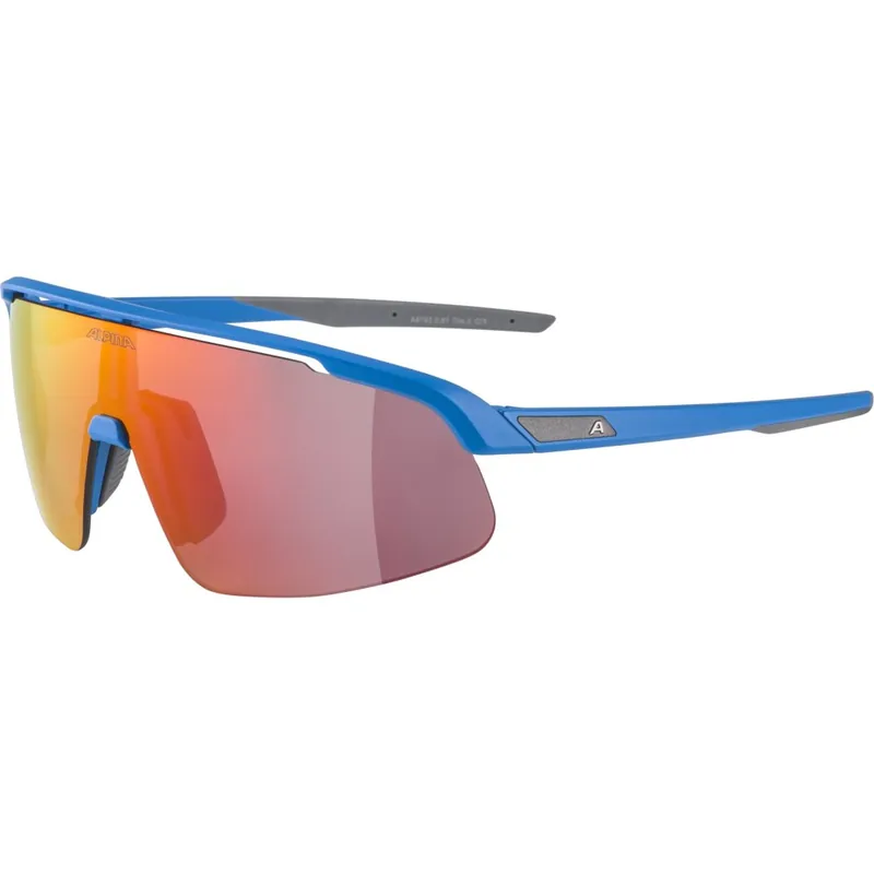 Alpina Turbo Pro Brille Kinder - blue matt/mirror red Bestseller