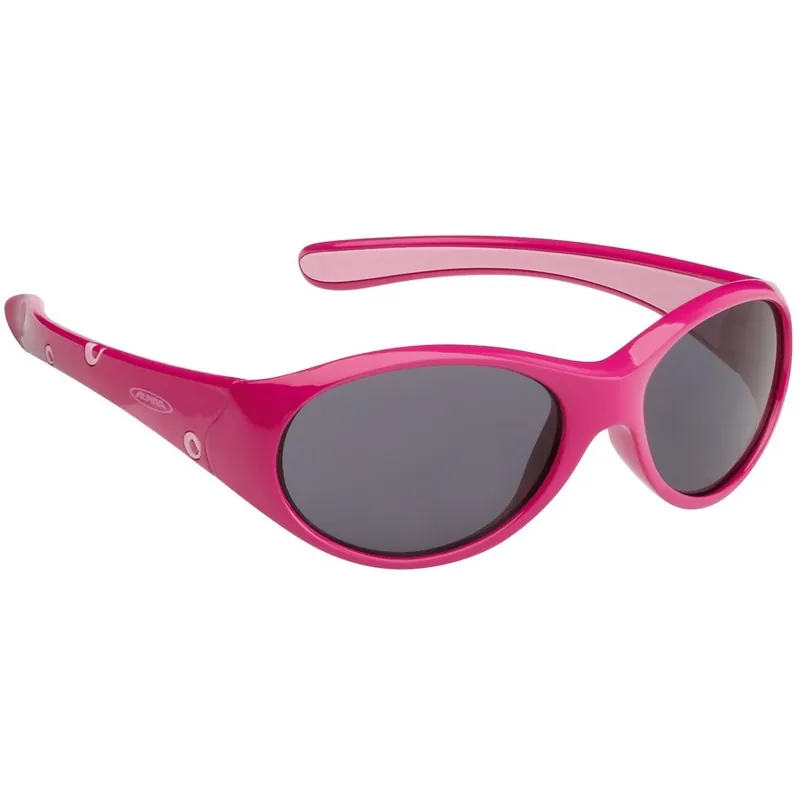 Alpina Flexxy Brille Mädchen - pink rose/black Zertifiziert