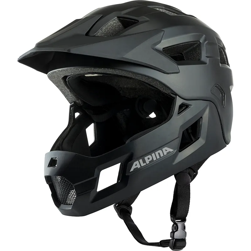 Alpina Rupi Full-Face Helm Kinder - black matt Markenprodukt