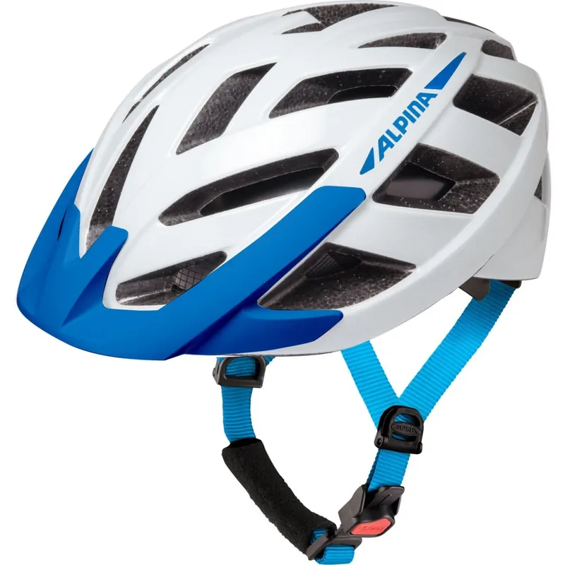Alpina Panoma 3.0 Helm - white-blue gloss Direktkauf