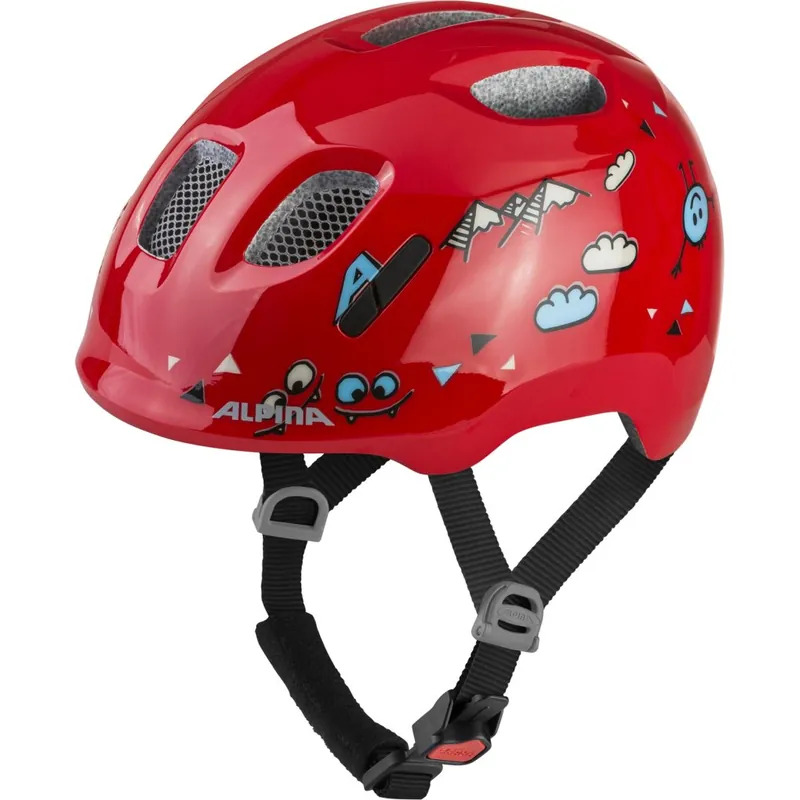 Schneller Versand Alpina Ximo 2 Kinderhelm - red smile gloss