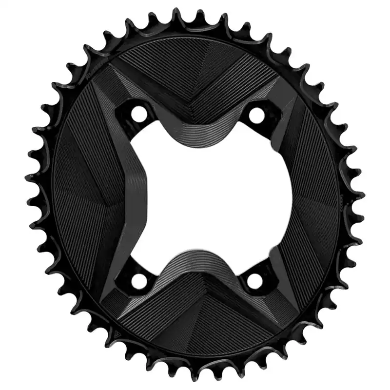 Alugear AERO Kettenblatt - Gravel 4x BCD 110 (Shimano GRX) 1x 11/12s - oval schwarz Top-Preis