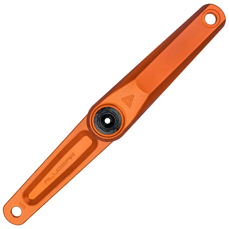 Alugear VEGA AL Kurbelarmset - Road/Gravel DUB Direct Mount (SRAM 8-Bolt) - orange Preisknaller