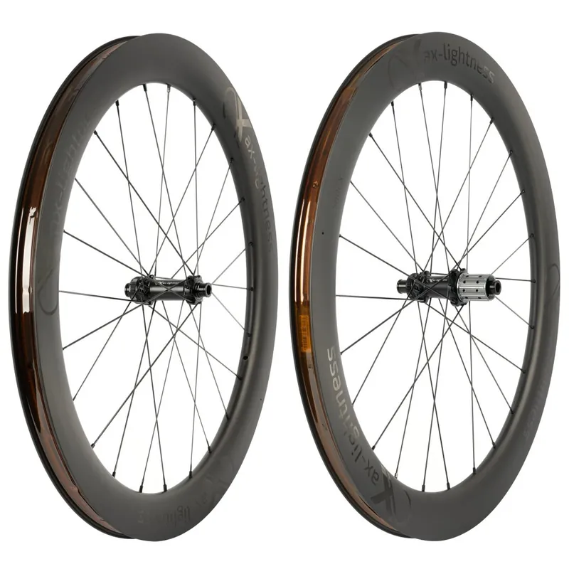 ax-lightness Selection 60CX Laufradsatz - 28" Carbon TLR Clincher Centerlock - 12x100mm 12x142mm - SRAM XDR Neu