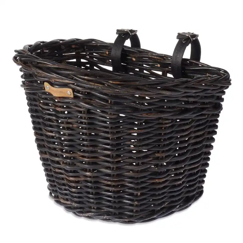 Basil Darcy L Fahrradkorb - natur schwarz meliert Top-Preis