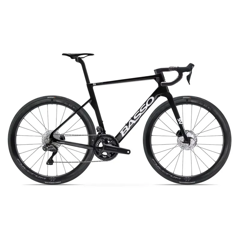 Begrenztes Angebot Basso SV - Ultegra Di2 / Fulcrum Wind 42 - Carbon Rennrad - 2026 - pure black