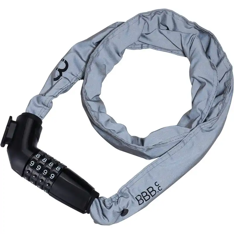 Top-Preis BBB Cycling Codelink Reflective 100cm Fahrradschloss BBL-49R - schwarz/silber