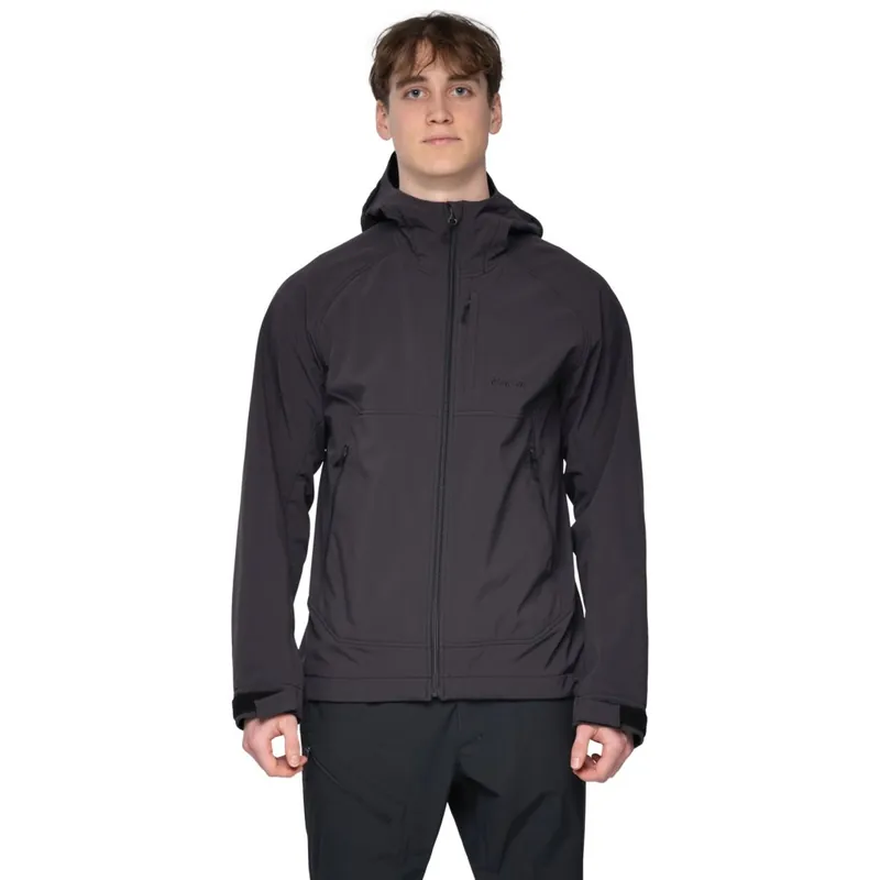 Bergans Vaagaa Softshell Kapuzenjacke Herren - schwarz Direktkauf