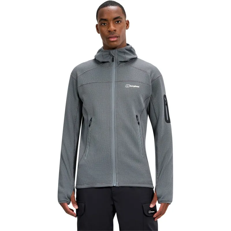Berghaus Pravitale MTN 2.0 Hoody Fleecejacke Herren - Granite/Cavern Versand Am Gleichen Tag