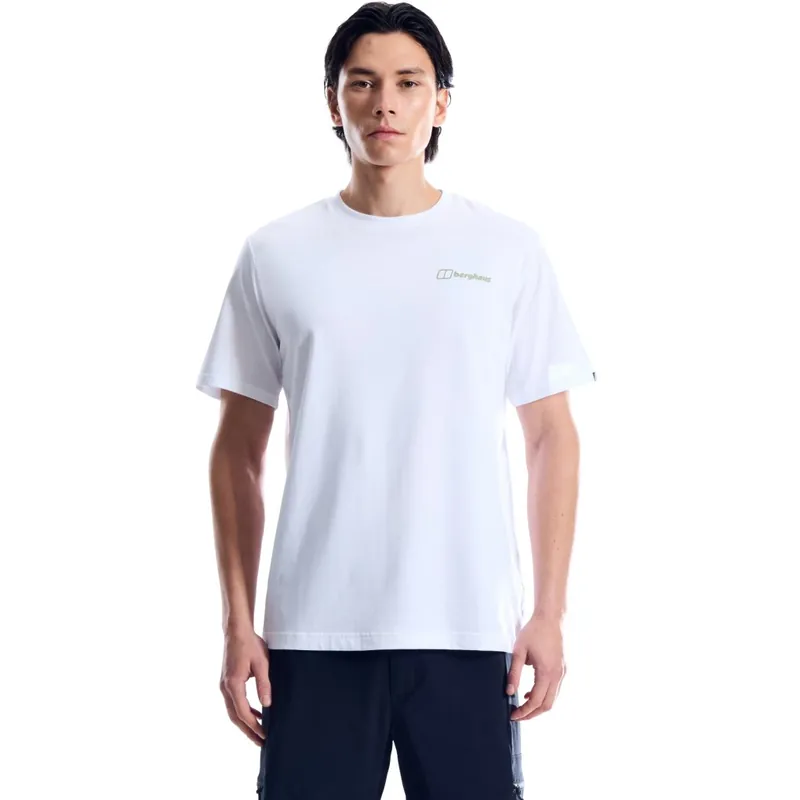 Sonderaktion Berghaus Geo-Mountaintry Essential T-Shirt Herren - Pure White