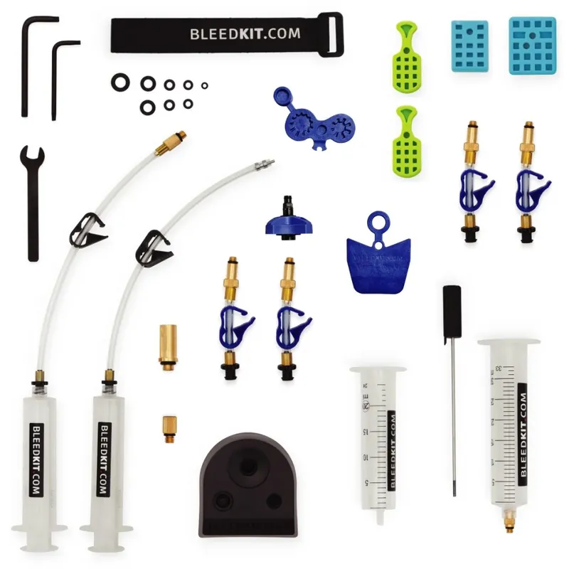 BLEEDKIT.COM Premium Pro Mineral Entlüftungskit - Mineralöl für Shimano / SRAM / Formula / Magura / TRP / Tektro / Lewis Schnäppchen