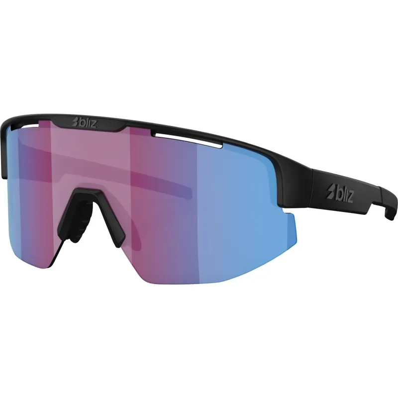 Bliz Matrix Nordic Light Brille - Matt Black - Begonia/Blue Multi Meistverkauft