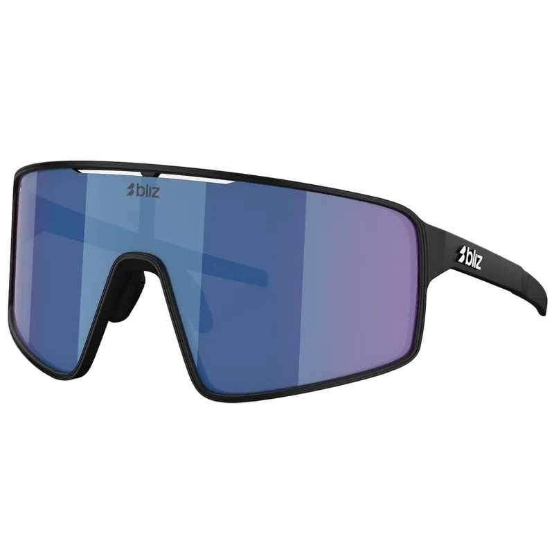 Ausverkauf Bliz P001 XL Brille - Matt Black - Grey Blue Mirror