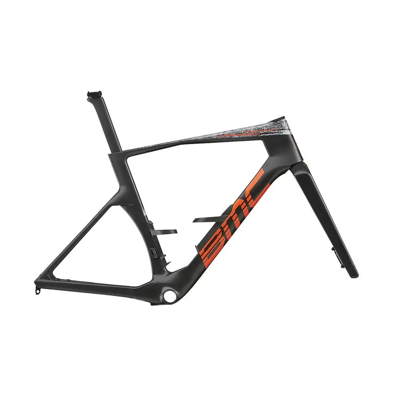 Begrenztes Angebot BMC TEAMMACHINE R 01 - Carbon Rahmenset - 2027 - carbon / fluo wrap