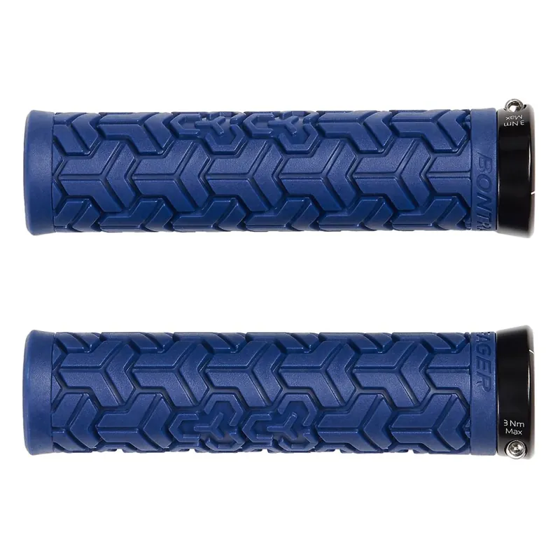 Aktuell Bontrager SE Elite Lock-On Lenkergriffe - Ocean Recycled (ORP) - Mulsanne Blue