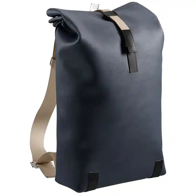 Brooks Pickwick Cotton Canvas Rucksack - 26L - dunkelblau/schwarz Geprüft