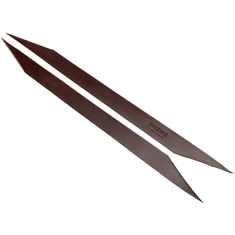 Markenprodukt Brooks Leather Ersatzlederbänder für Slender Lenkergriffe - braun