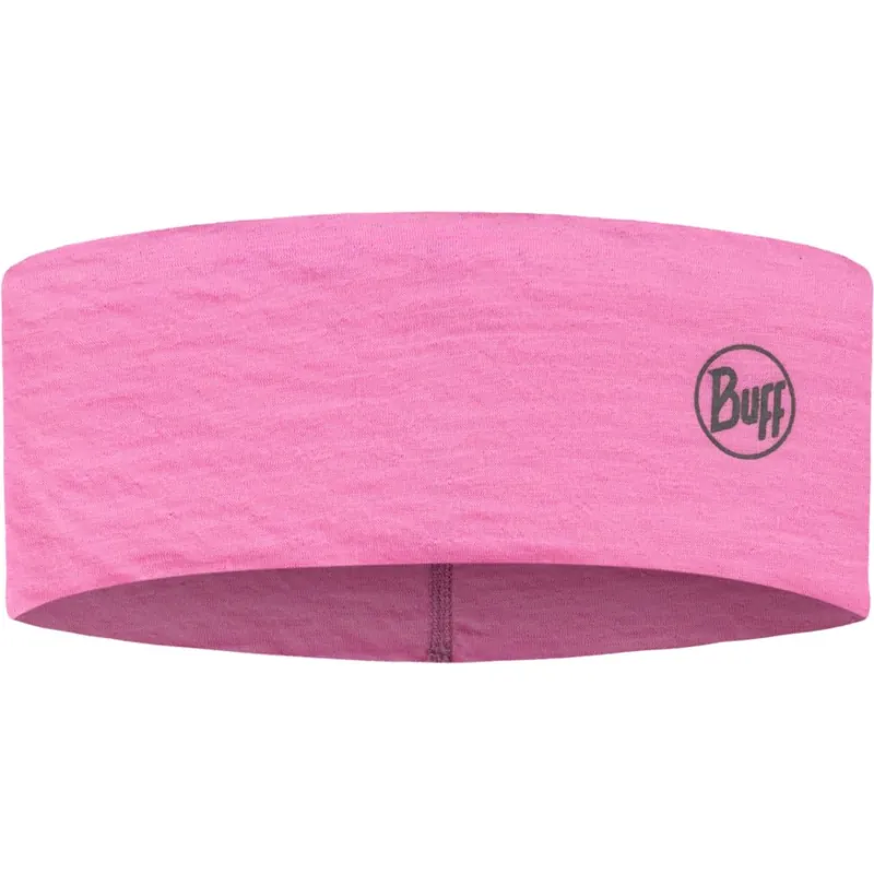 Angebot Buff® Merino Lightweight Stirnband - Solid Fluor Fuchsia