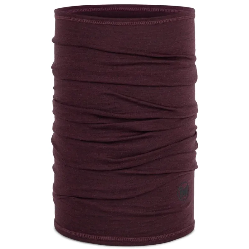 Buff® Merino Lightweight Multifunktionstuch - Solid Garnet Letzte Chance