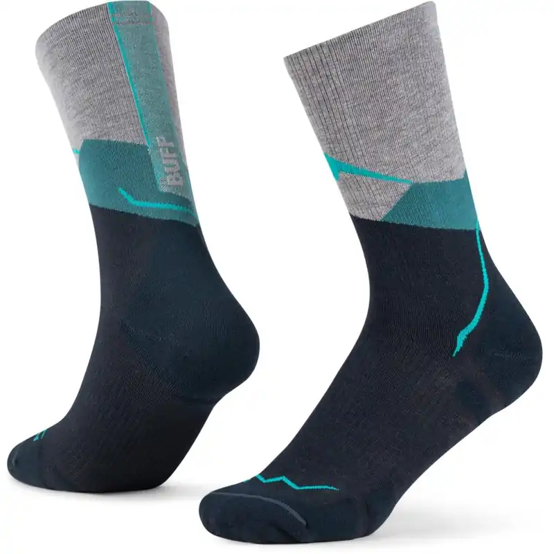 Buff® Merino Lightweight Crew Socken - LWC1 Teal Expressversand