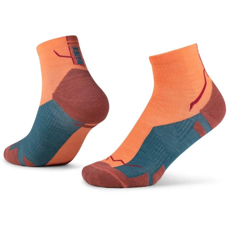 Letzte Chance Buff® Merino Lightweight Quarter Socken - LWQ4 Flamingo