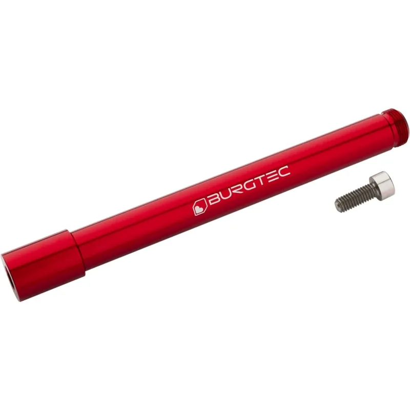 Top-Seller Burgtec Steckachse - vorn 15x110mm Boost 134mm für Öhlins RXF36/38 - race red