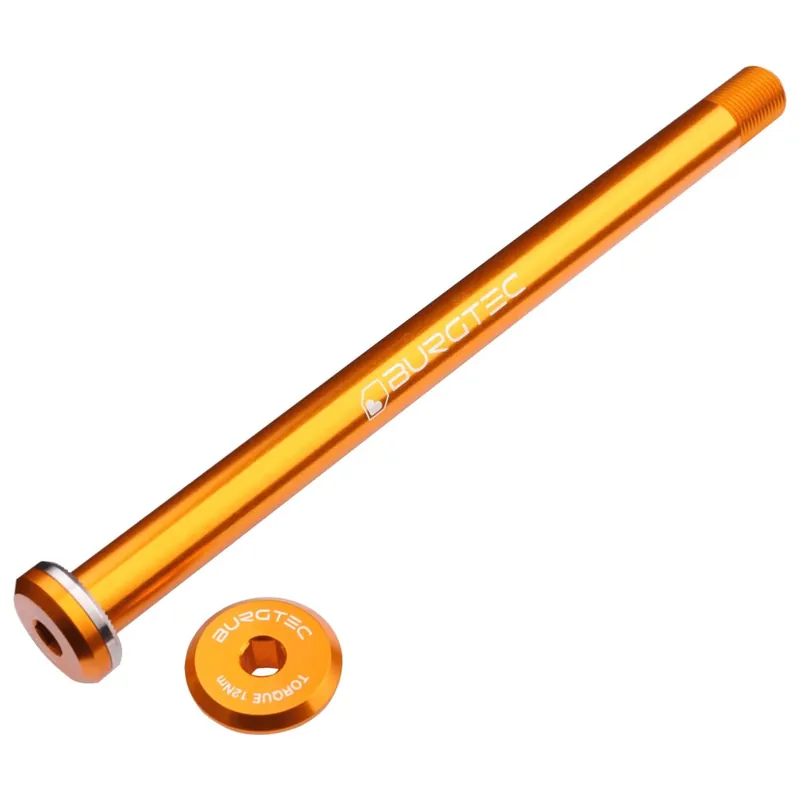 Burgtec Steckachse - hinten 12x148mm Boost 168.5mm für Santa Cruz - iron bro orange Preiswert