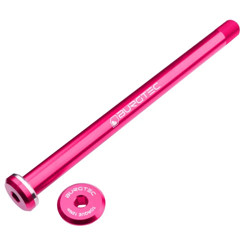 Günstig Burgtec Steckachse - hinten 12x148mm Boost 168.5mm für Santa Cruz - toxic barbie pink
