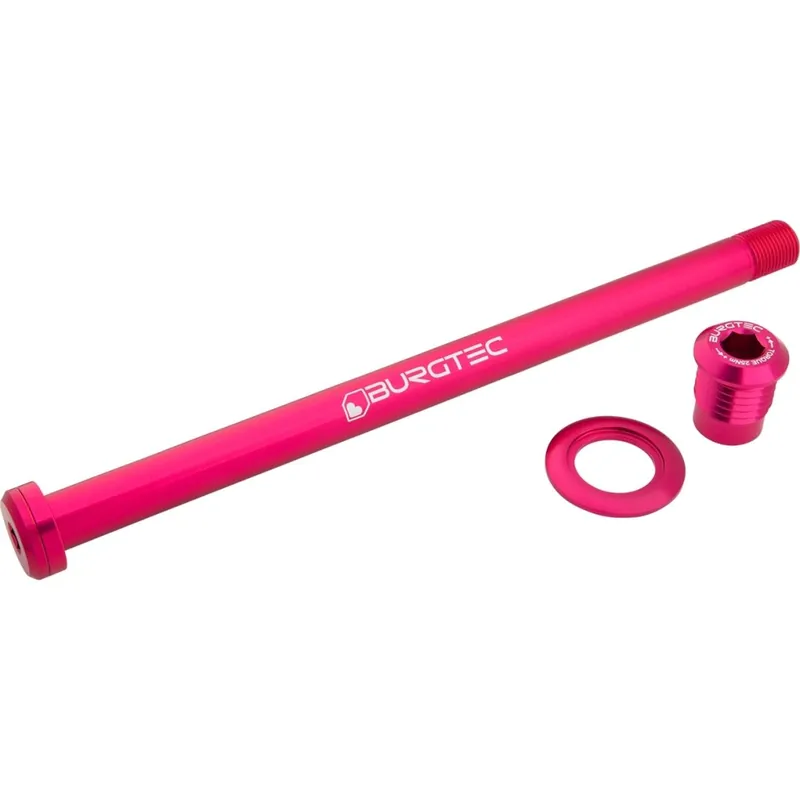 Preis Gesenkt Burgtec Steckachse - Hinterrad 12x148mm Boost M12x1 186mm für Orbea - toxic barbie pink