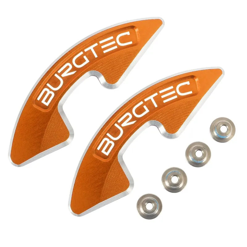 Burgtec Bashguard - Kettenblattschutz Double - iron bro orange Neue Ware