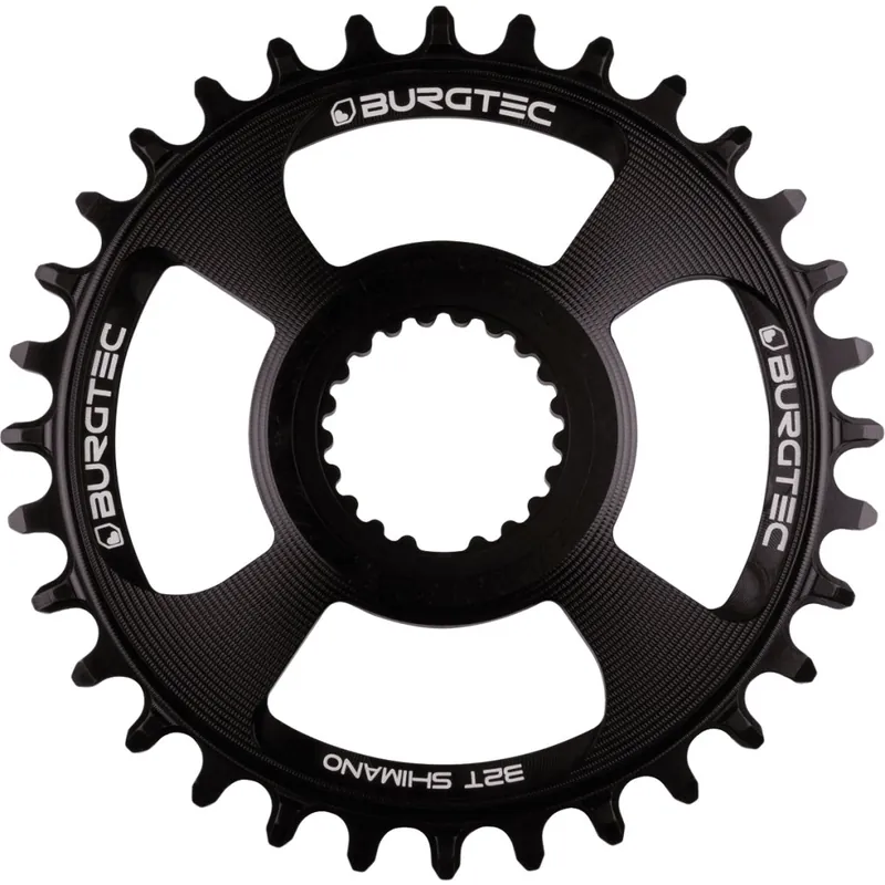 Burgtec Thick Thin Kettenblatt - Direct Mount (Shimano) Offset 3mm rund - burgtec black Knallerangebot