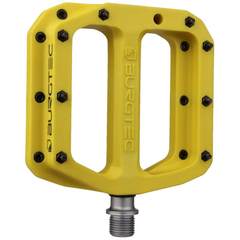 Burgtec MK4 Composite Plattform Pedale - sunset yellow Solange Der Vorrat Reicht