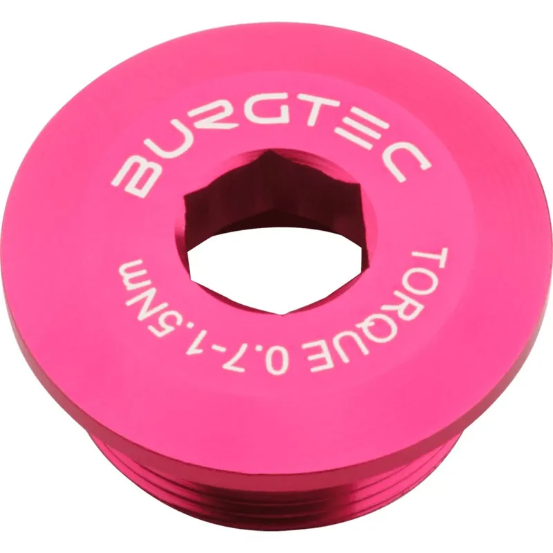 Burgtec Kurbelschraube - Shimano - toxic barbie pink Zertifiziert