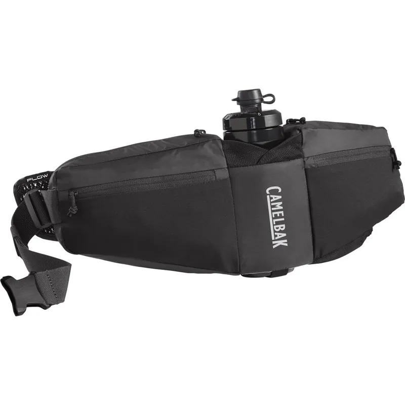 CamelBak Podium Flow 4L Hüfttasche + 620ml Podium Dirt Fahrradflasche - schwarz Nur Heute