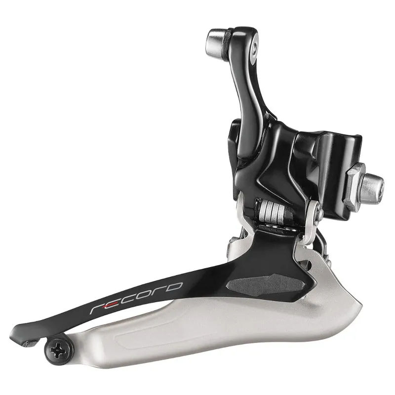 Campagnolo Record Umwerfer 2x12-fach - schwarz/silber Preis Gesenkt
