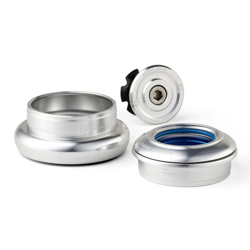 Cane Creek Hellbender 70 Mid-Range Steuersatz - Tapered - ZS44/28.6 EC44/40 - silber Markenware