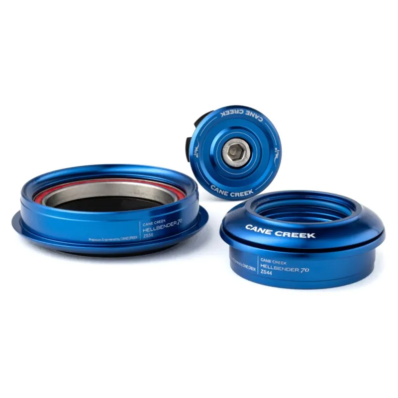 Cane Creek Hellbender 70 Mid-Range Steuersatz - Tapered - ZS44/28.6 ZS56/40 - blau Top-Angebot
