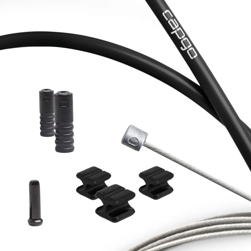 Nur Für Kurze Zeit capgo Schaltzugset - Blue Line Single (1x) - E-Bike/MTB (Shimano/SRAM) schwarz