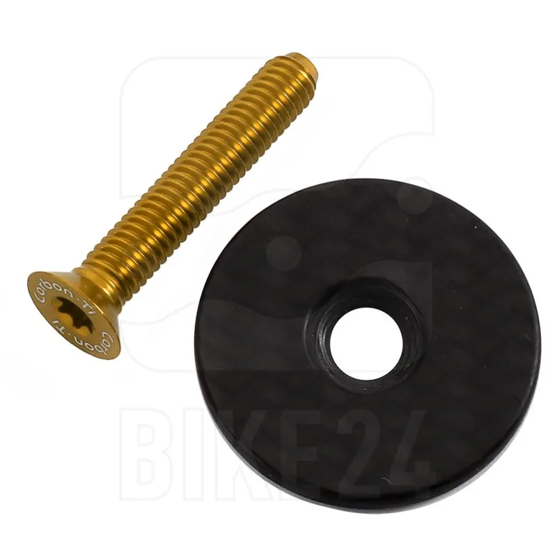 Carbon-Ti X-Cap Ahead Kappe - Carbon Matt - gold Bestseller