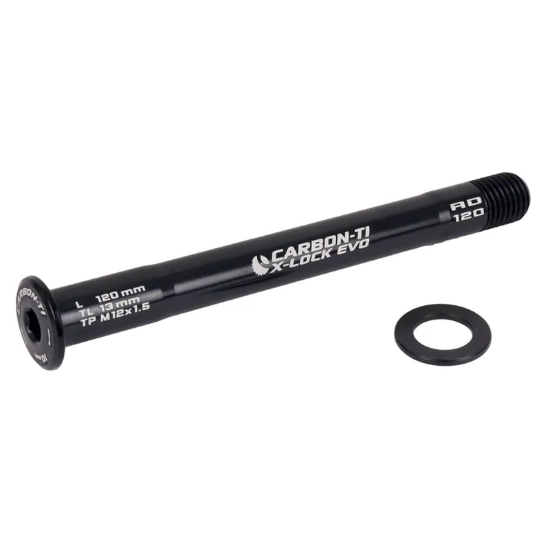 Carbon-Ti X-Lock EVO Steckachse - 12x100mm - M12x1.5mm - Länge 120mm - schwarz Saisonangebot