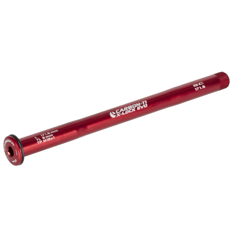 Carbon-Ti X-Lock EVO Steckachse - 12x148mm Boost - M12x1.0mm - Länge 178.5mm - rot Heißes Angebot